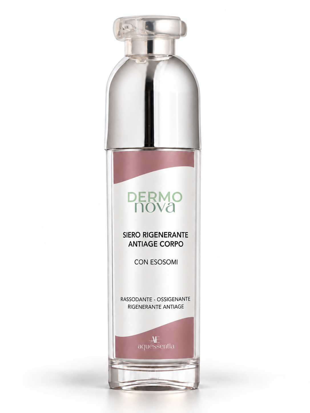 Siero esosomi corpo Dermonova, flacone airless da 120 ml